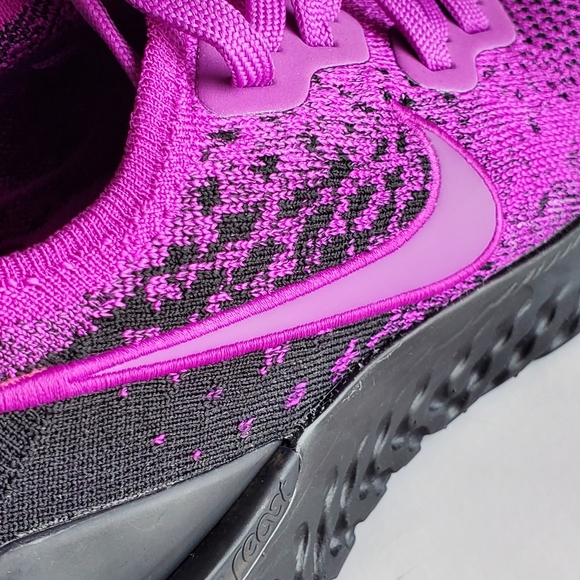 Sold NIKE 🔥 EPIC REACT FLYKNIT2 Vivid Purple - Picture 8 of 11